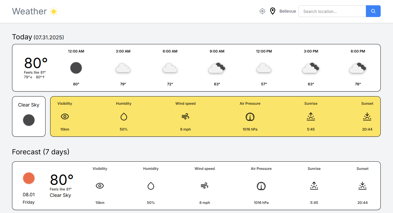 Weather App